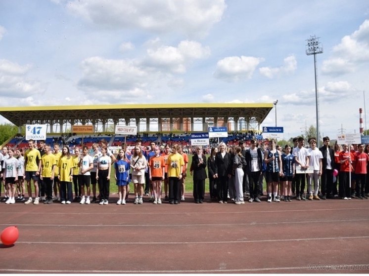 В Пензе прошла легкоатлетическая эстафета