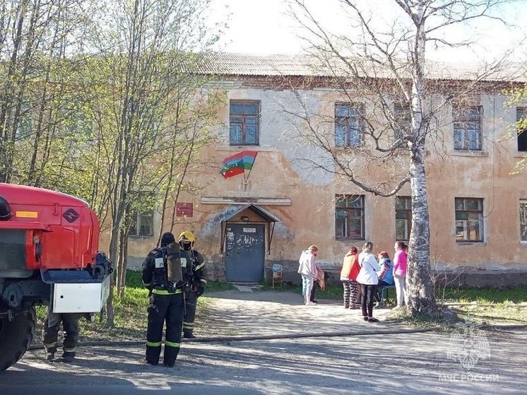 Появились фото серьезного пожара в Чалне под Петрозаводском