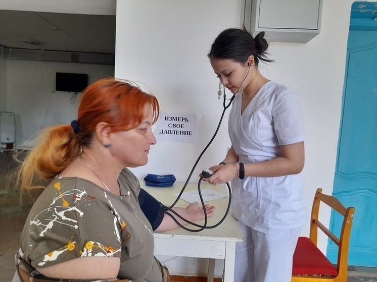 В райцентре Калмыкии провели акцию «Измерь свое давление»