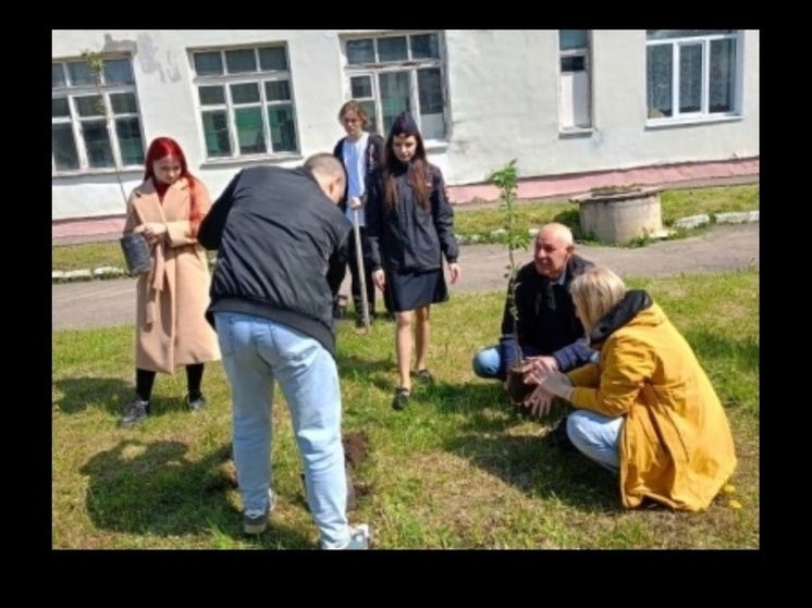 В Сафоново Смоленской области полицейские, общественники и школьники присоединились к акции «Сад памяти»