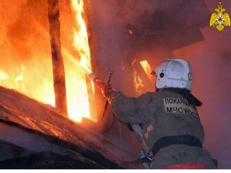 В Демидовском районе пожар уничтожил жилой дом