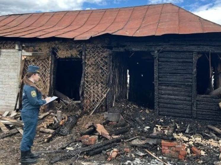 При пожаре в Рассказовском округе погиб мужчина