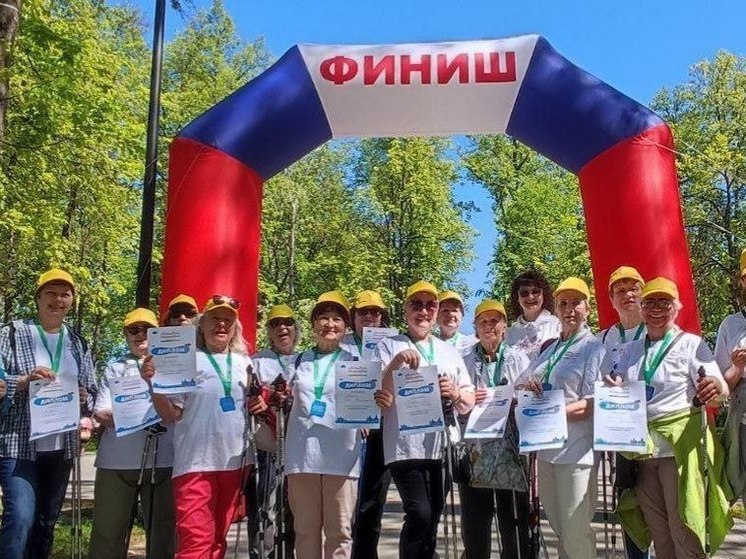 Марафон о скандинавской ходьбе прошел в Серпухове