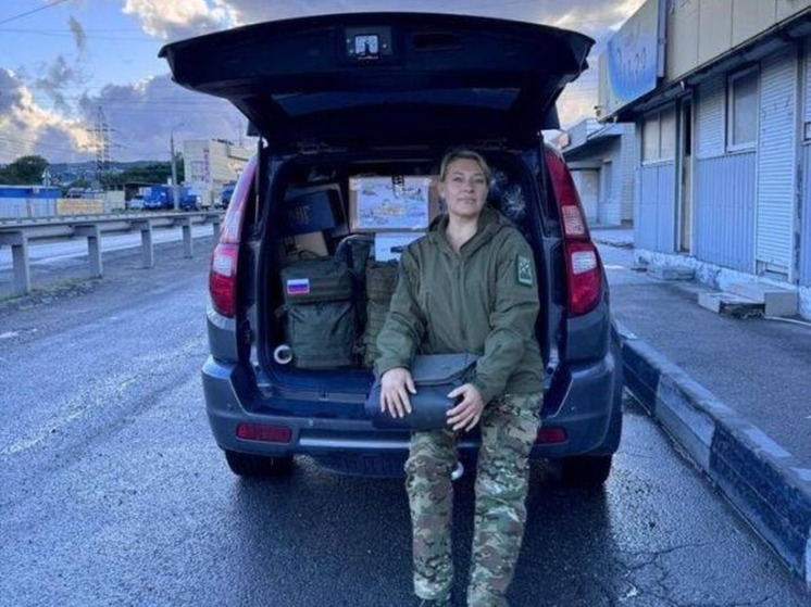 Девушка из Новороссийска дважды в месяц возит гумпомощь на Херсонское направление