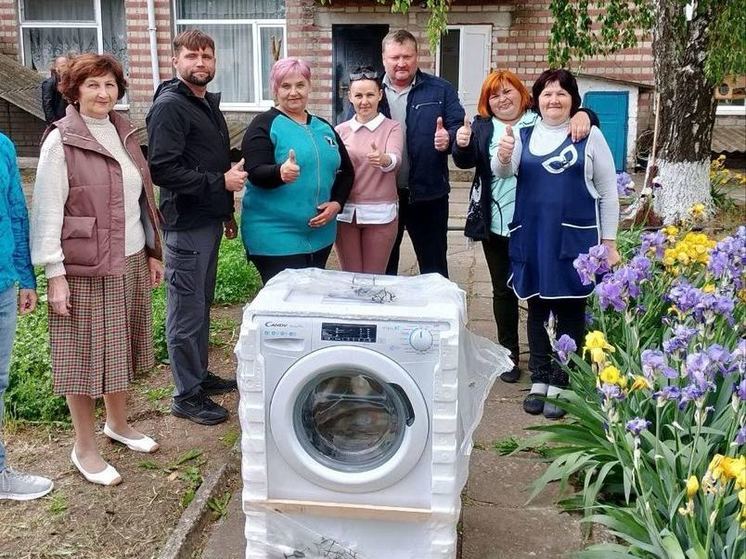 Рязанщина передала в детсад на Херсонщине стиральную машинку-автомат