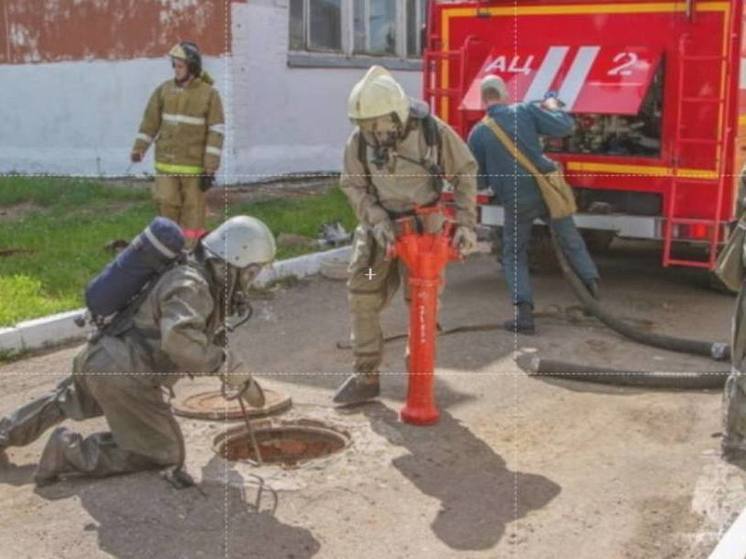 В Сычевском районе произошло возгорание бани