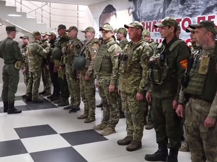 110 добровольцев отрядов «БАРС» группировки войск «Днепр» получили боевые награды