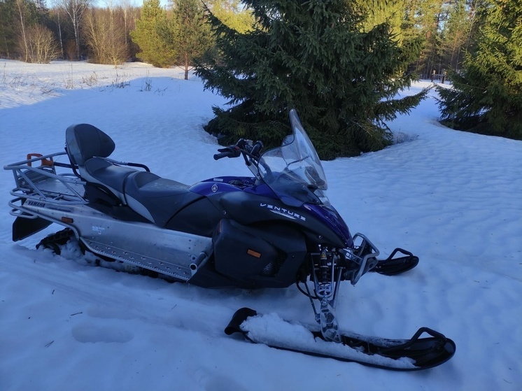 В Тверской области хозяин месяц ищет дорогостоящий снегоход Yamaha
