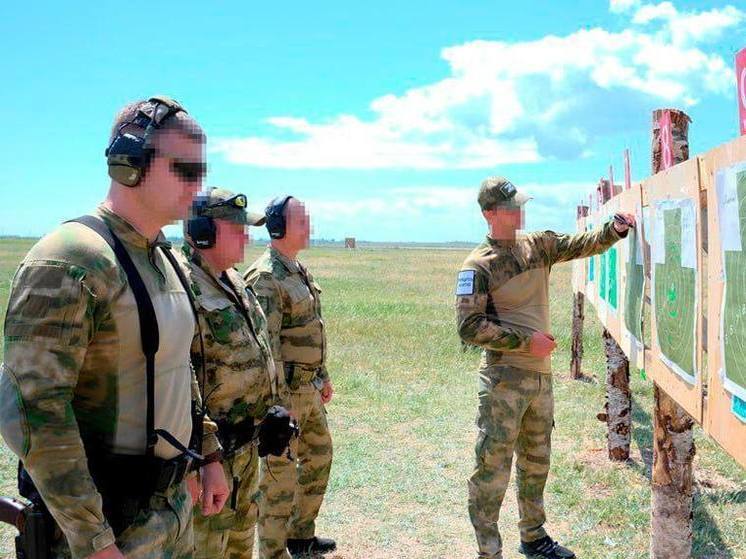 На Херсонщине росгвардейцы посоревновались в стрельбе из стрелкового оружия