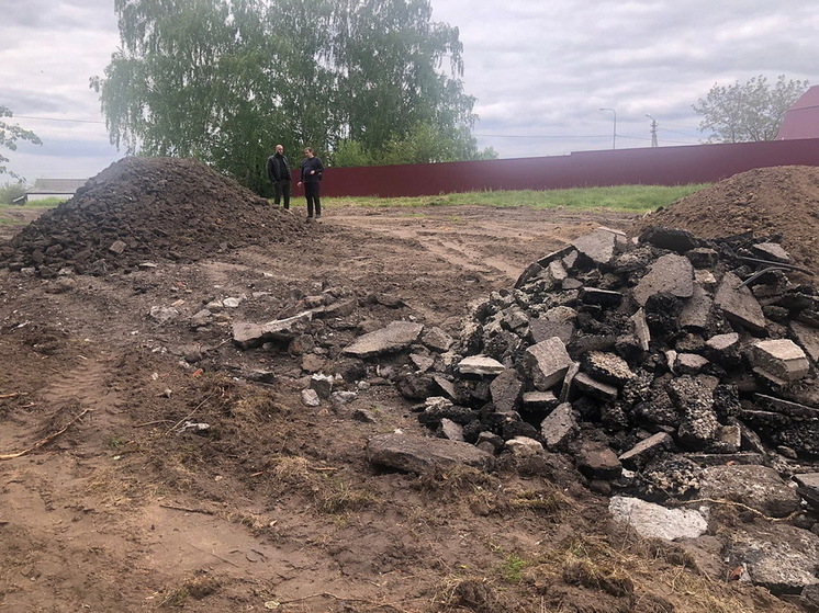 Под Курском нарушитель убрал строительные отходы после предостережения