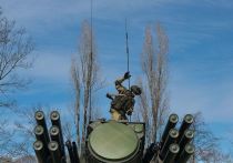 Система ПВО сбили воздушную цель на подлете к городу Шебекино Белгородской области 22 мая