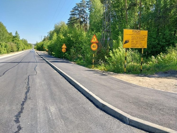 В Пензе сделали дорогу на улице Ахунской