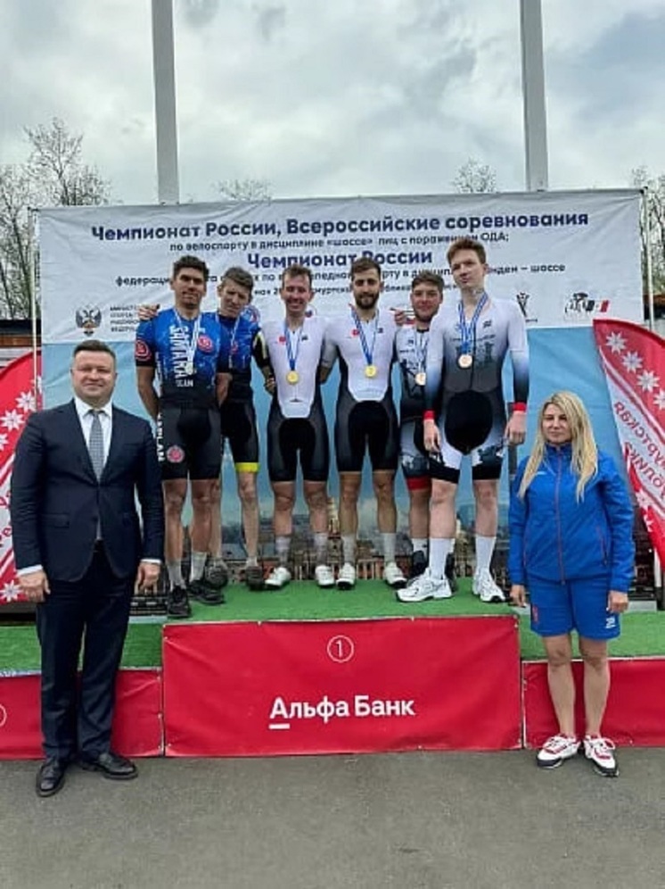 Тульские велогонщики выиграли чемпионат России по велоспорту лиц с ПОДА