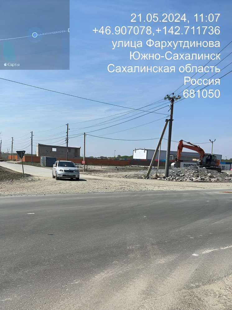 Сахалинавтодор ищет причину постоянного загрязнения улицы Фархутдинова