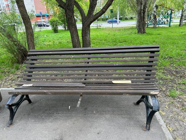 Кемеровчанка пожаловалась на разрушенный сквер
