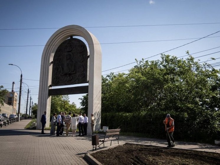 В Курске отремонтируют памятный знак «Икона Божьей Матери «Знамение»