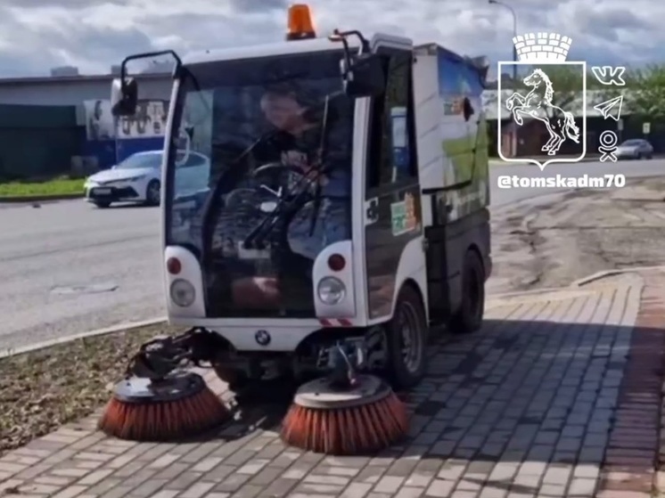За сутки «Томск САХ» вручную очистил от песка больше 5 км городских улиц