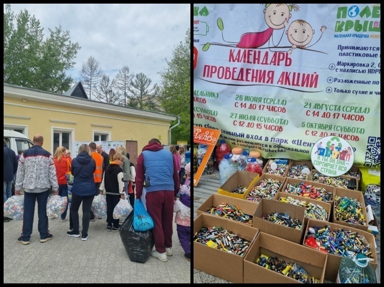 Жители Новосибирска сдали 880 кг вторсырья на переработку