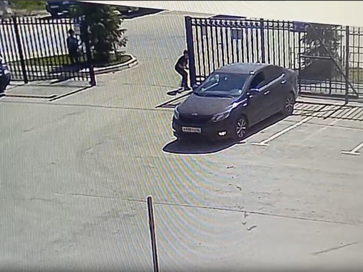 В рязанском Семчине дети сломали ворота во двор