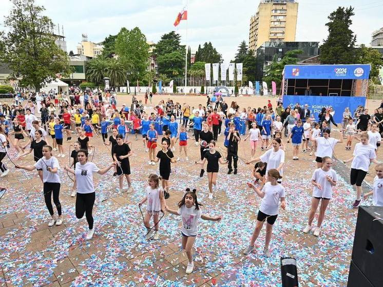 В Сочи состоялся скиппинг-марафон