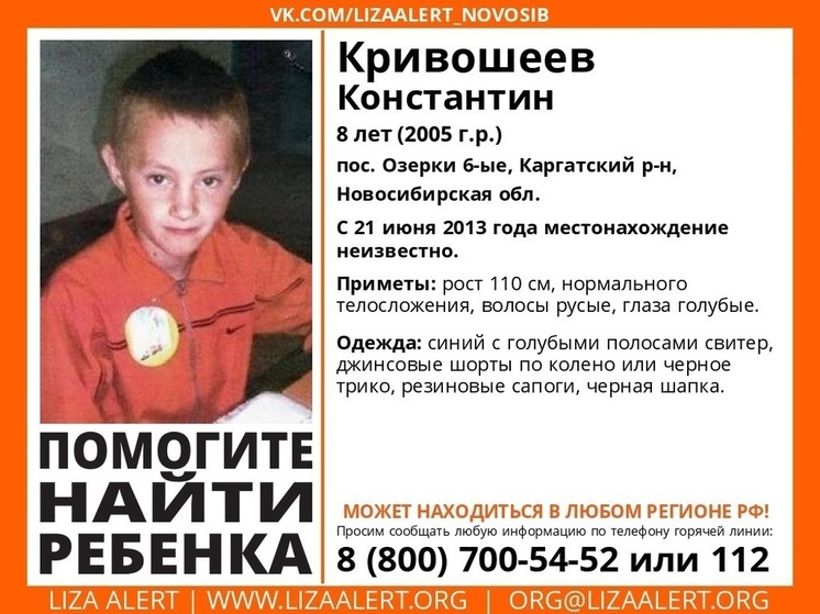 В Новосибирской области продолжают искать трех пропавших детей