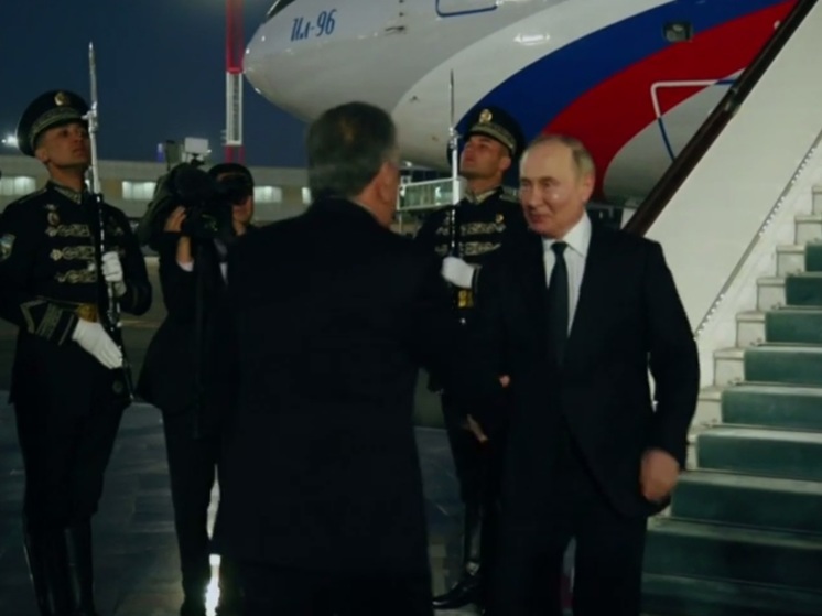 Путин прилетел в Узбекистан с государственным визитом