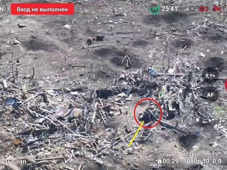 На одной из уничтоженных позиций под Крынками обнаружены тела бойцов ВСУ