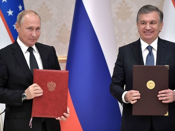 В загородной резиденции президента Узбекистана стартовали переговоры Путина и Мирзиёева
