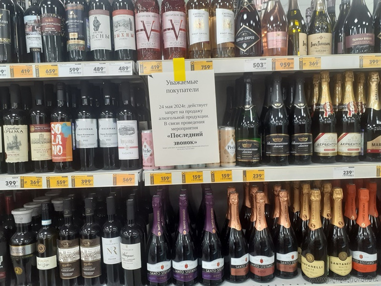 В Пензе было составлено 11 протоколов за продажу алкоголя в день Последнего звонка