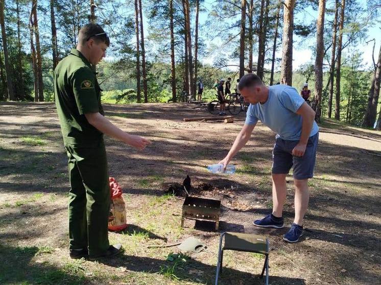 В лесах за 3 дня зафиксировали почти 70 нарушений правил