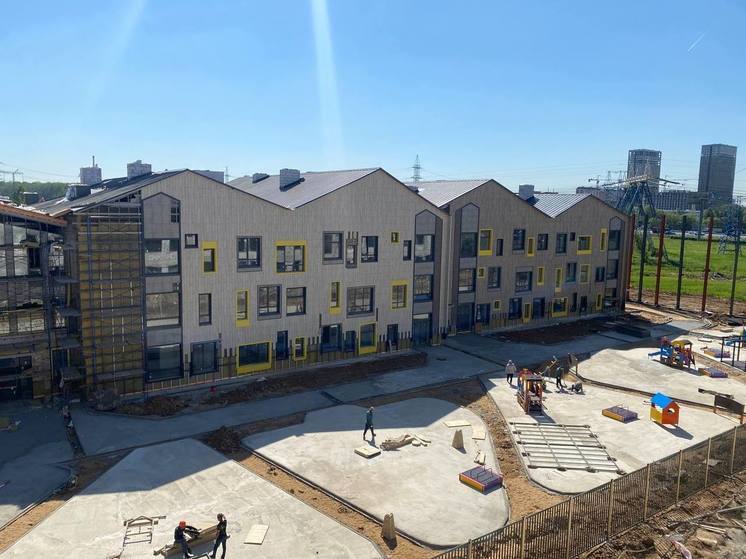 Самый большой детский сад в регионе готов почти на 70%