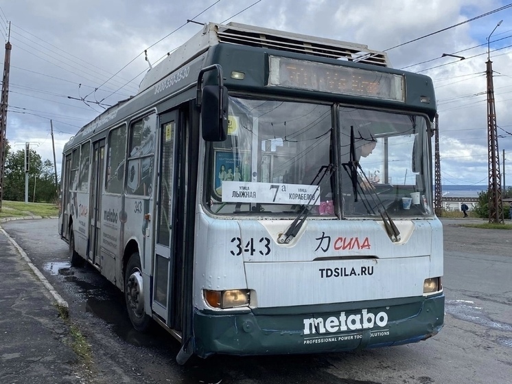 Один троллейбусный маршрут приостановил работу в Петрозаводске