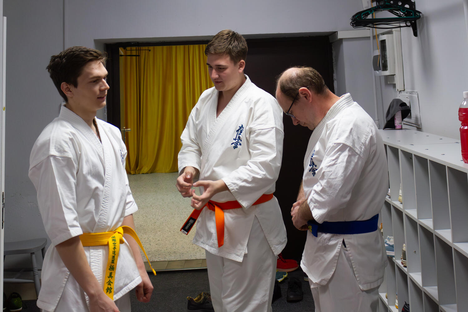 Фотографии экзамена по карате учеников Хабаровской духовной семинарии