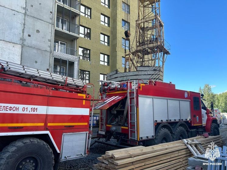 В Новосибирской области произошло возгорание в 15-этажном доме
