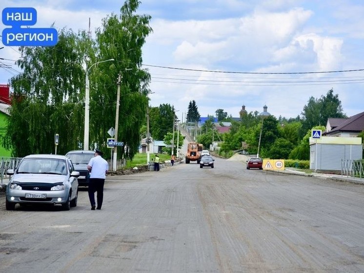 Дорогу к Скверу Героев отремонтируют в Колпнянском районе Орловской области