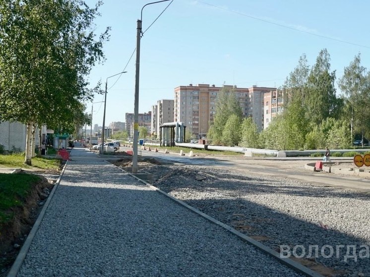 Ремонт улицы Воркутинской в Вологде выполнен на треть