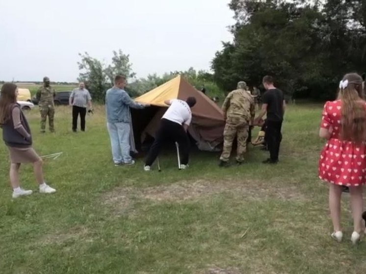 Для школьников Мелитопольского района провели туристический слёт