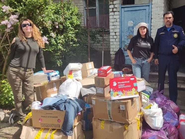 В Каланчак доставили гуманитарную помощь