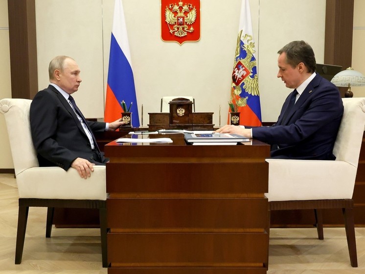 Песков рассказал о контактах Путина с главой Белгородской области