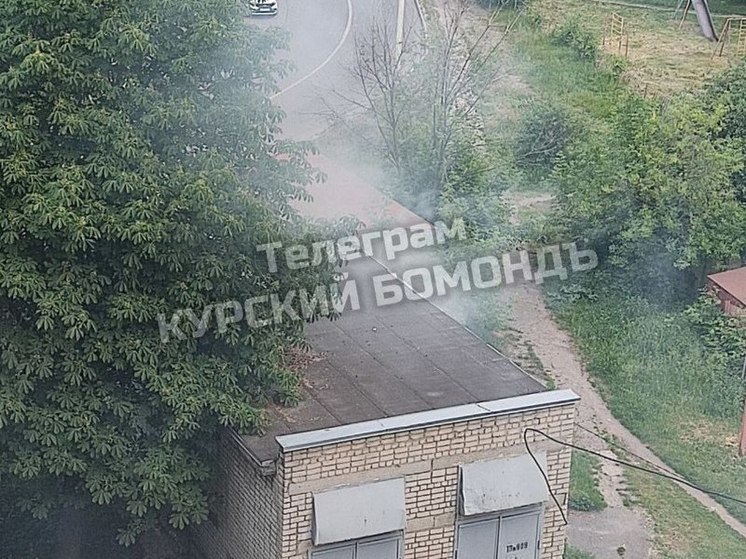 В Курске во дворе на Гагарина произошло задымление и пропал свет