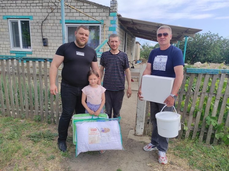 На Херсонщину доставили гумпомощь из Донецка
