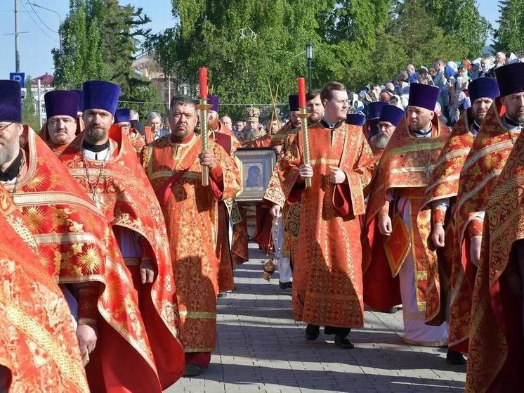 Казанская икона Божией Матери прибыла в Омск