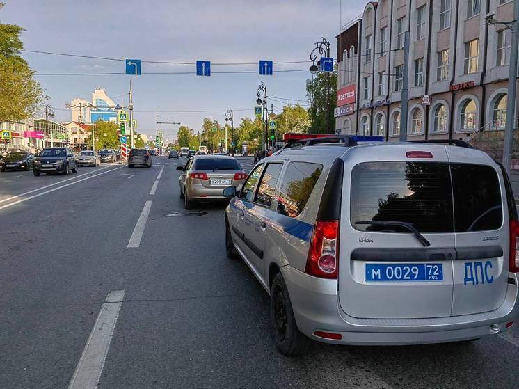 В центре Тюмнени задержали пьяного водителя