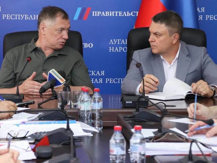 Марат Хуснуллин и Леонид Пасечник обсудили развитие экономики в ЛНР