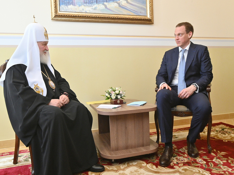 Рязанский губернатор Павел Малков провёл рабочую встречу с патриархом Кириллом