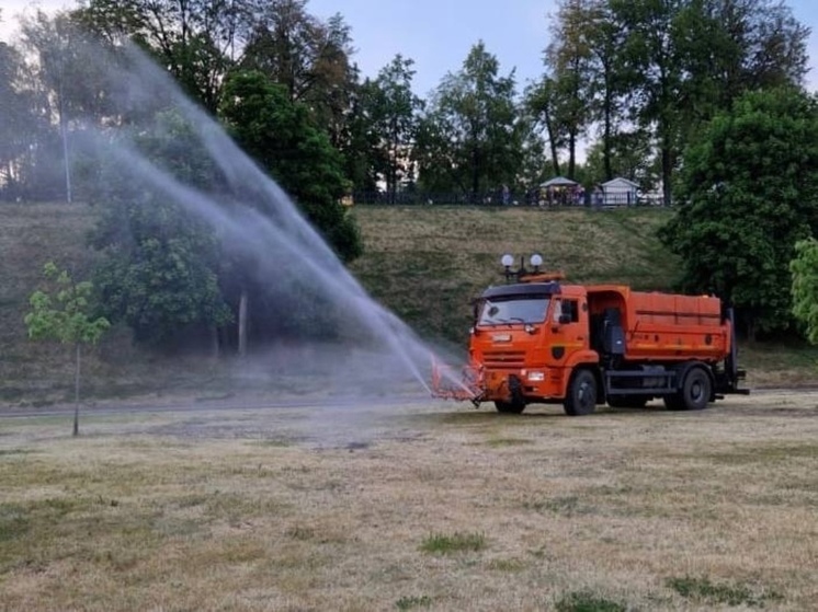 В Ярославле спасают газон на Стрелке