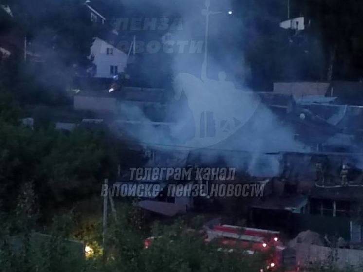 Появились подробности ночного пожара на улице Ново-Казанской в Пензе