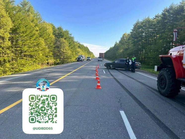 В Корсаковском районе произошло серьёзное ДТП из-за необдуманного обгона