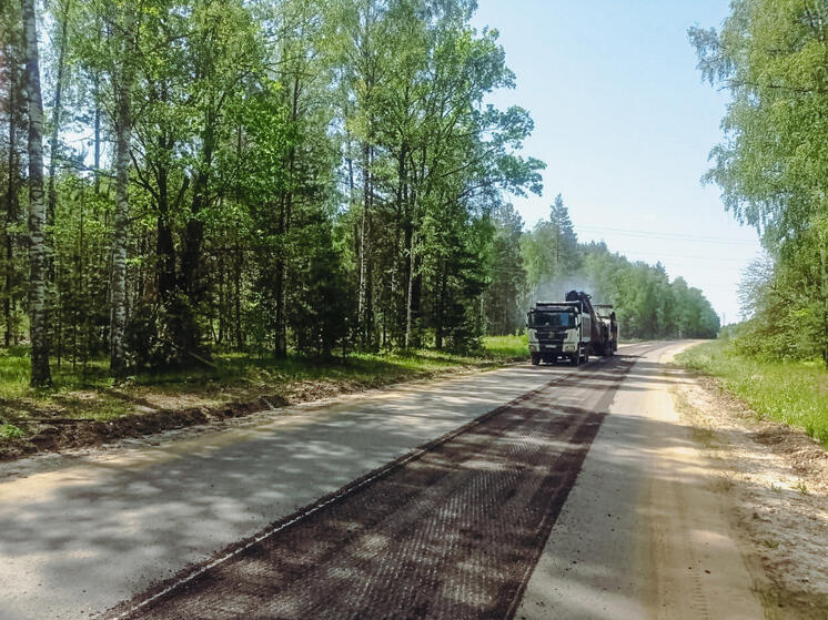 В Сасовском районе начали ремонтировать дорогу к станции Кустаревка