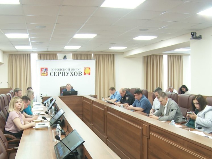В Серпухове в формате ВКС обсудили благоустройство территорий